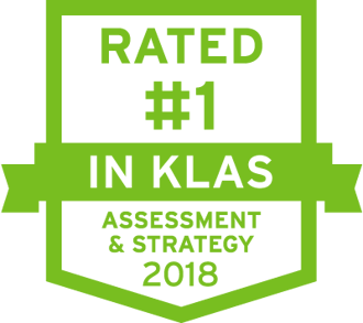 number 1 in KLAS Assessment & Strategy icon