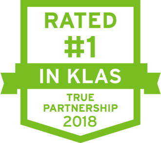 2018 1 in KLAS True partnership shield