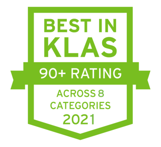 Best in KLAS Top Performer - 8 areas 2021-1
