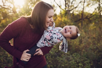 Jessie Gulden with baby - photo by Katie Gardner Photography