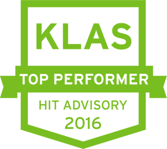 Top KLAS Performer HIT Advisory 2016 shield