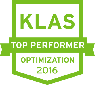 Top KLAS Performer Optimization 2016 shield