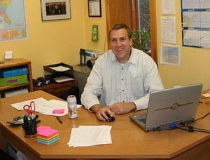 Mark Bakken at Nordic's first office